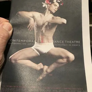 Today&apos;s program cover.