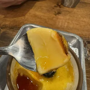 Lavender Flan