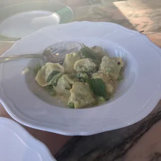 Spring Pea Ravioli