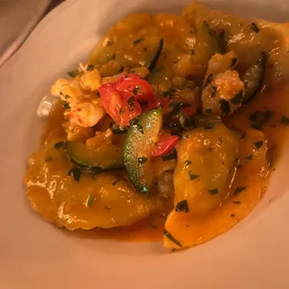 Shrimp Mezzaluna