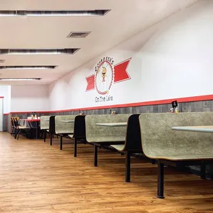 Newer indoor seating area.