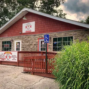 Front of their store.