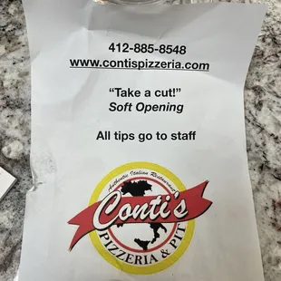 A promotion from two weeks ago where Conti's Pizzeria gave away more than 600 slices of pizza (plain or pepperoni).