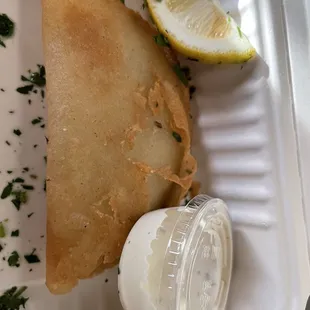 a plate of food