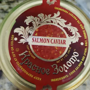 Salmon caviar