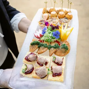 Some of our passed Hors d'oeuvre