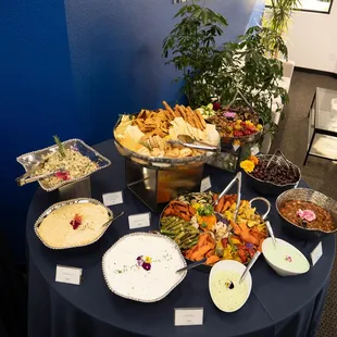 The Mezze Station was stunning and delicious!