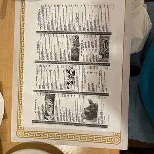 Menu page 2