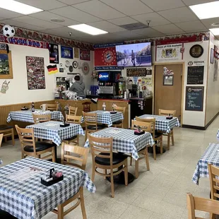 Dining room... apparently it's a Bayern Munich outpost