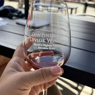 One of the tasty wines in the flight.