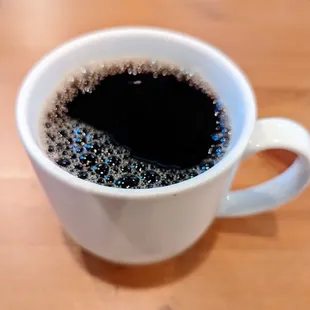 a cup of coffee