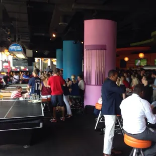 World Cup, not too packed.