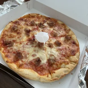 Sausage pizza