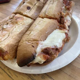 Meatball and Cheese Sub large