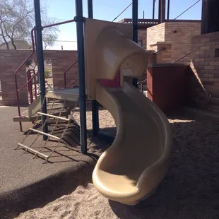 Little kid play structure. You can see how it's shaded