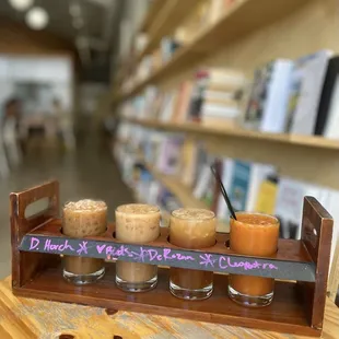 The Lift Off (Left to right-Dirty Horchata, love birds, DeRazan, Foxy Cleopatra)