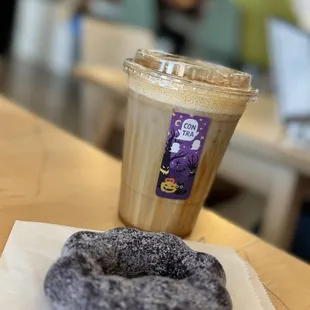 ube mochi donut