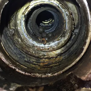 Gimbal bearing supposedly replaced less than a year ago July 2016