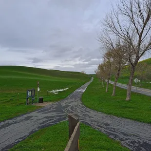 Beautiful green rolling hills