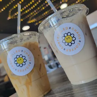 Caramel Chaos and Hong Kong Black.