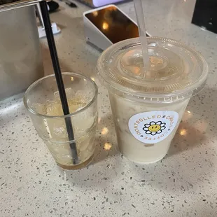 Left: cold brew Right: hongkong black again