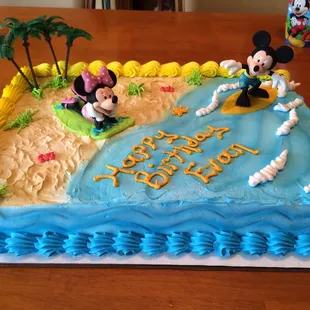 Cake for 3rd birthday. So cute!