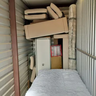 Making sure customers goods fit in the limited space