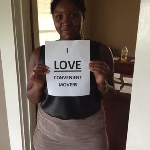 i love convenient movers..