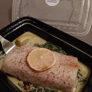 White fish florentine