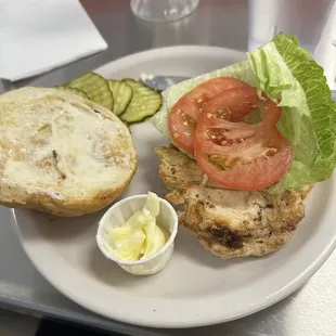 Chicken Breast Sandwich, california style
