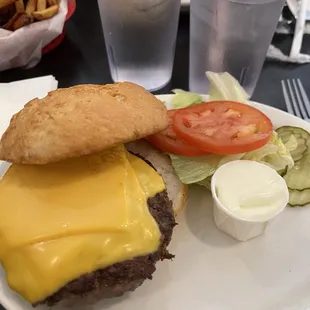 Gluten free California Cheeseburger