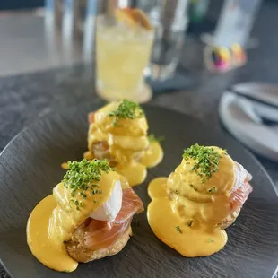 Salmon Eggs Benny