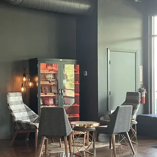 Cigar bar area
