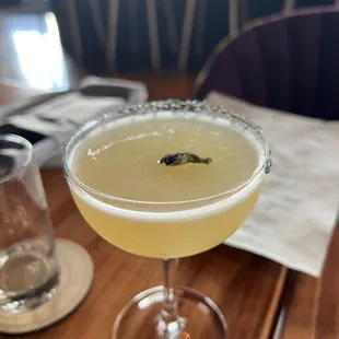 Blue bonnet cocktail