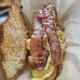 Breakfast croissant