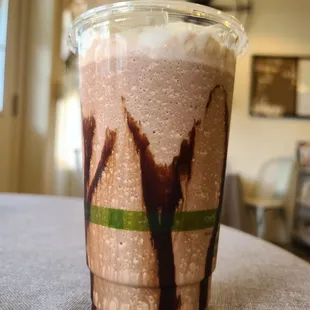 Chocolate malt shake
