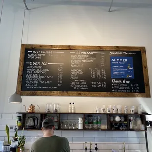 Menu board