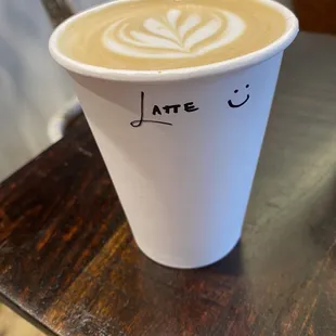 Beautiful latte art
