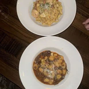 Gnocchi and (temporary) Seafood Pasta