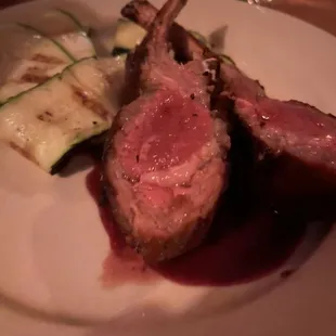 Lamb with zucchini