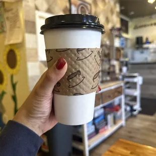 Hot Banana Caramel Latte
