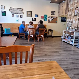 Super cute coffee spot, with outdoor seating too.