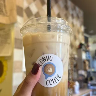 Hot Banana Caramel Latte