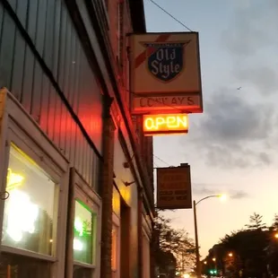 he outside of the restaurant