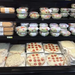 Already made. Pizza n salads