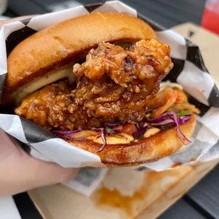 Korean Fried Chicken Sandwich