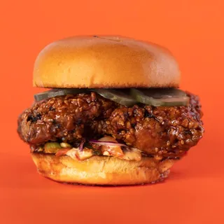 Korean Fried Chicken Sandwich