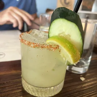 Cucumber Margarita was fantastic