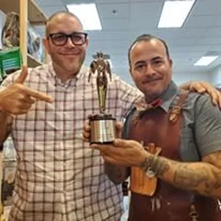 Sharing my Telly Award with Arsen who was the main subject of the short documentary