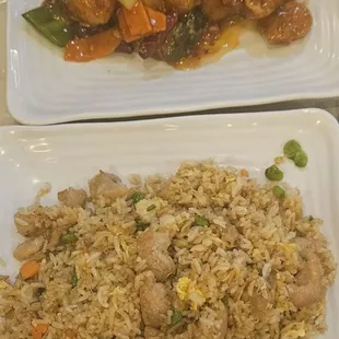 House Chicken and Chicken Fried Rice
